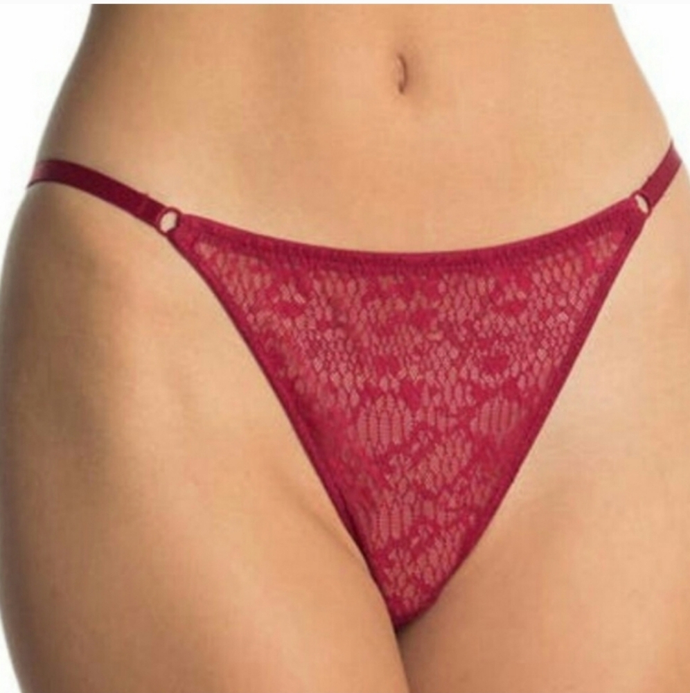 Free People Tameeka Panties in Berry Electric